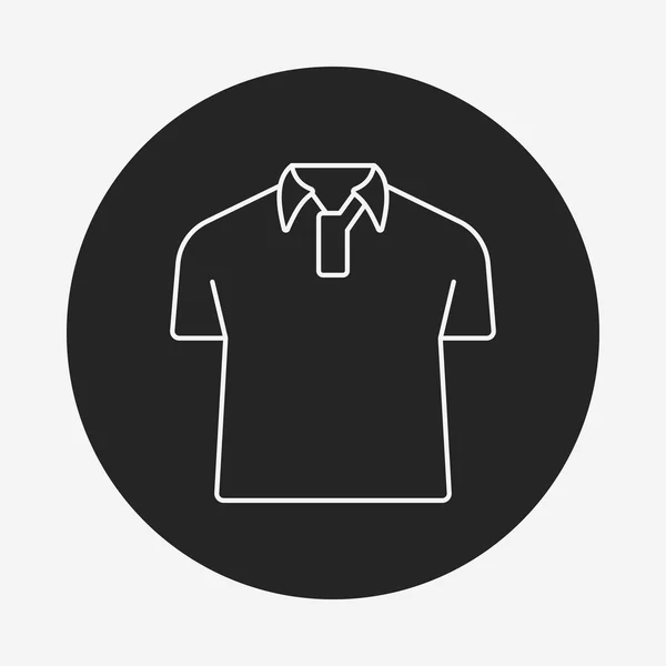 Ícone de linha de roupas — Vetor de Stock
