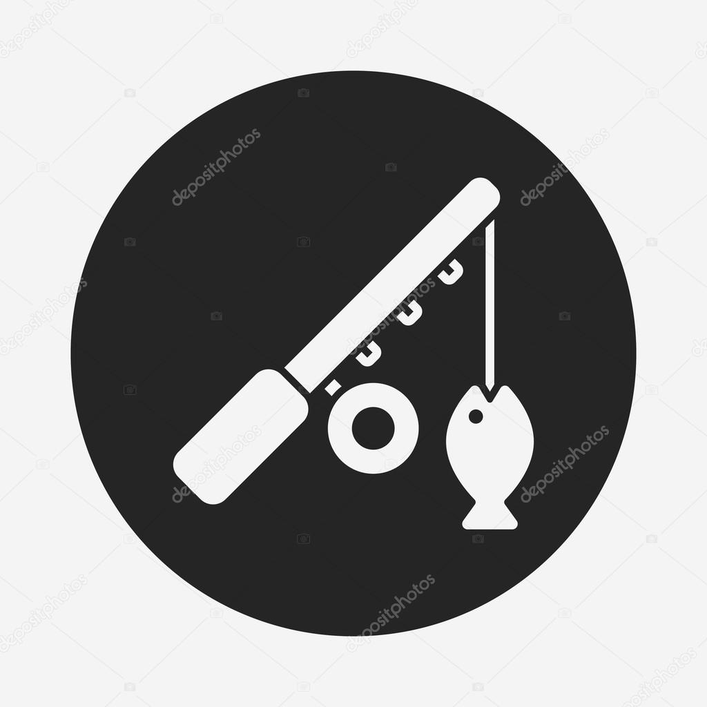 Download Fishing rod icon — Stock Vector © vectorchef #77383520