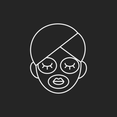 Yüz maskesi satırı simgesi