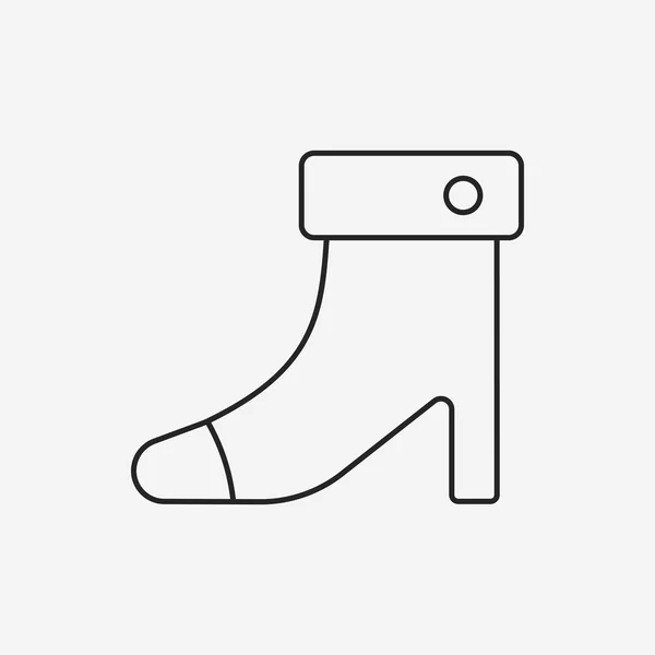 Shoes line icon — Stock Vector