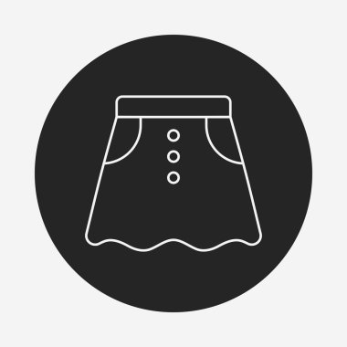 etek satırı simgesi