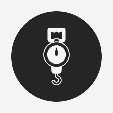 Tartı makine simgesi