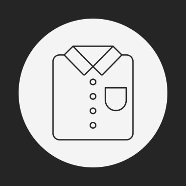 elbise satırı simgesi