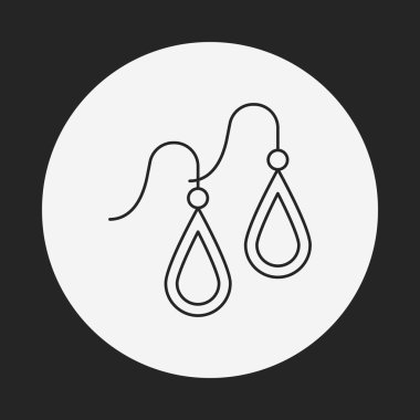 Küpe satırı simgesi