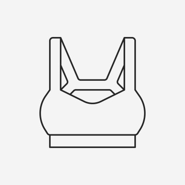 elbise satırı simgesi