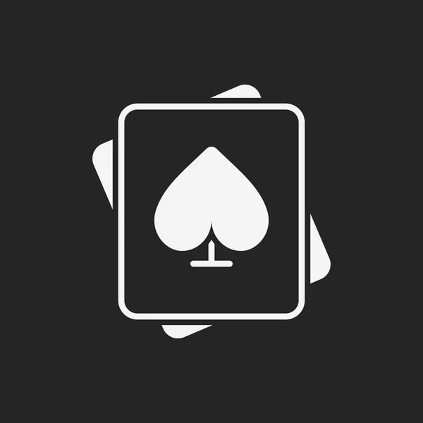 Ikona pokeru — Stockový vektor