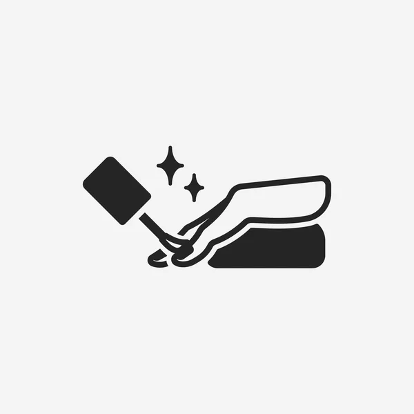 Nail polish icon — Stock Vector