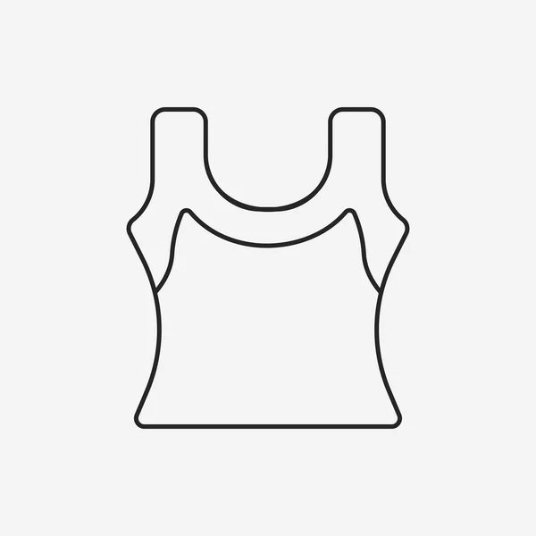 Línea de ropa icono — Vector de stock