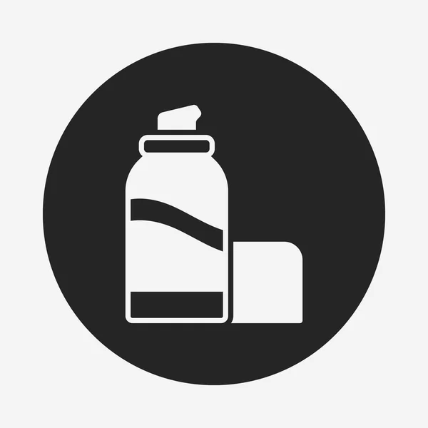 Icono de botellas cosméticas — Vector de stock