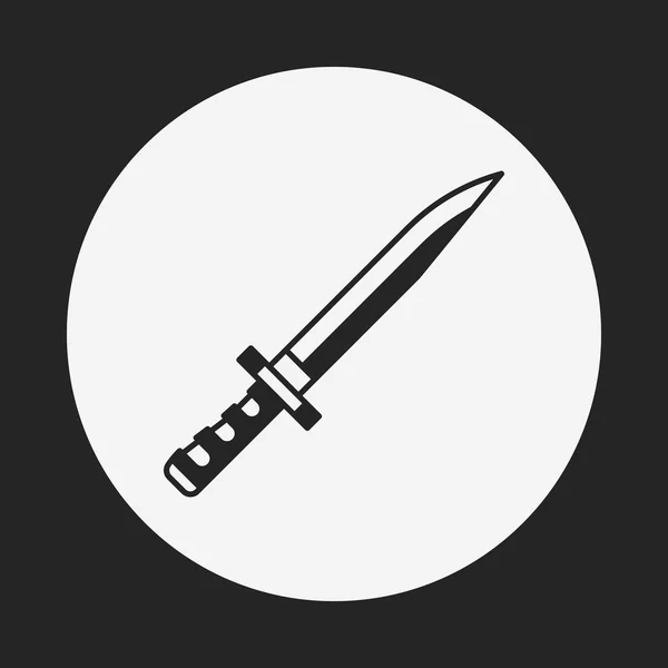 Ícone de espada — Vetor de Stock