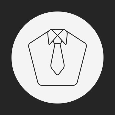 takım elbise satırı simgesi