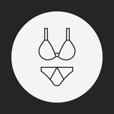 Bikini satırı simgesi