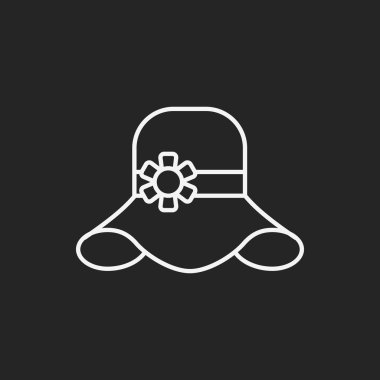 şapka satırı simgesi