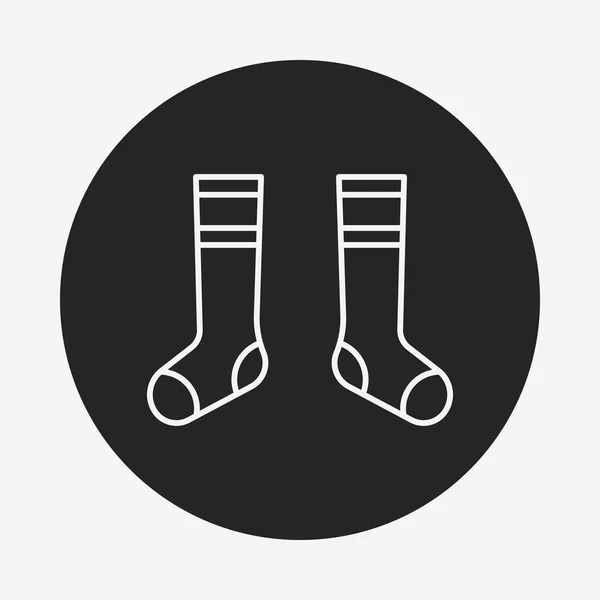 Ikona čáry boty — Stockový vektor
