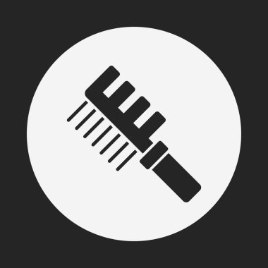 evde beslenen hayvan fırça simgesini