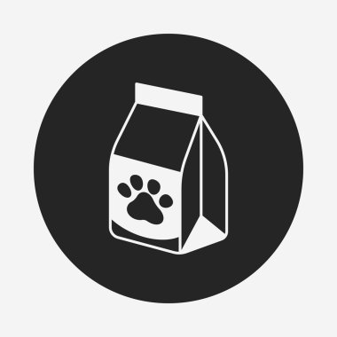 evde beslenen hayvan köpek gıda simgesi