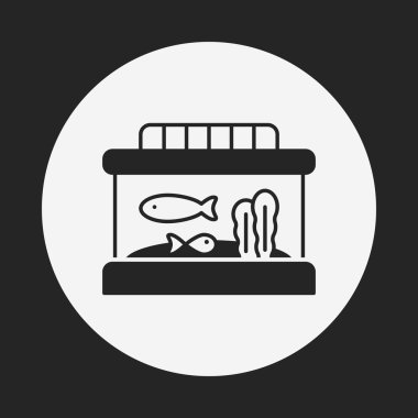 fish bowl icon clipart