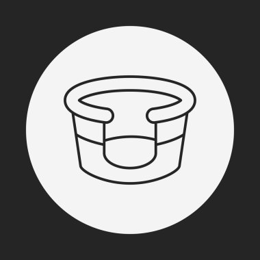 evde beslenen hayvan yatak satırı simgesi