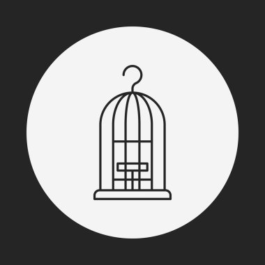 kuş kafesi satırı simgesi