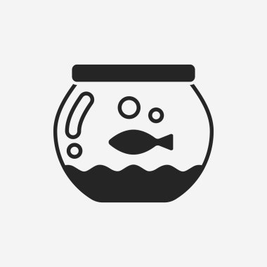 fish bowl icon clipart