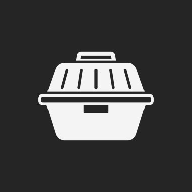 evde beslenen hayvan köpek seyahat kafes simgesi