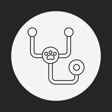 Stetoskop satırı simgesi