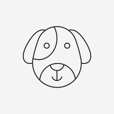 evde beslenen hayvan köpek satırı simgesi