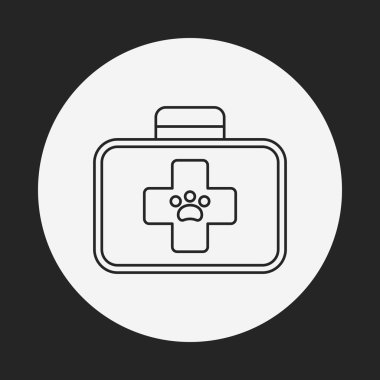 evde beslenen hayvan uyuşturucu satırı simgesi