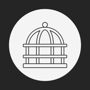 kuş kafesi satırı simgesi