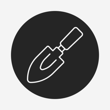 Bahçe küreği satırı simgesi