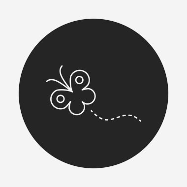 Kelebek satırı simgesi