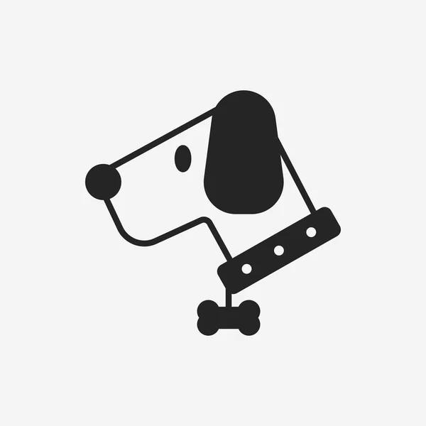 Huisdier hond pictogram — Stockvector