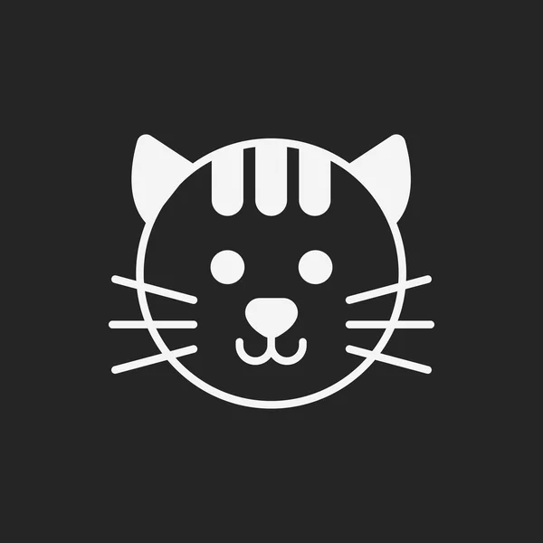 Kočku ikona — Stockový vektor