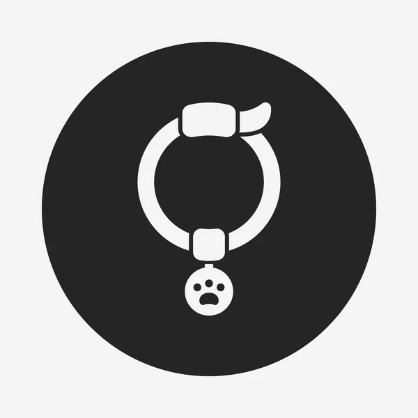 Icono de cadenas de perro — Vector de stock