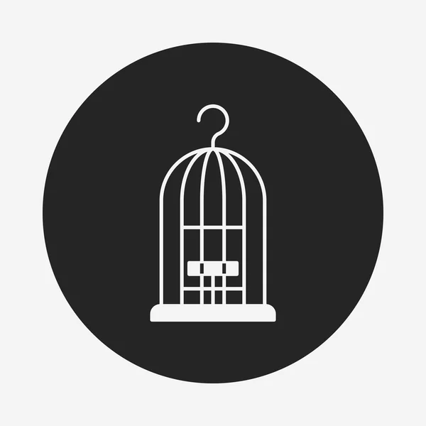 stock vector bird cage icon