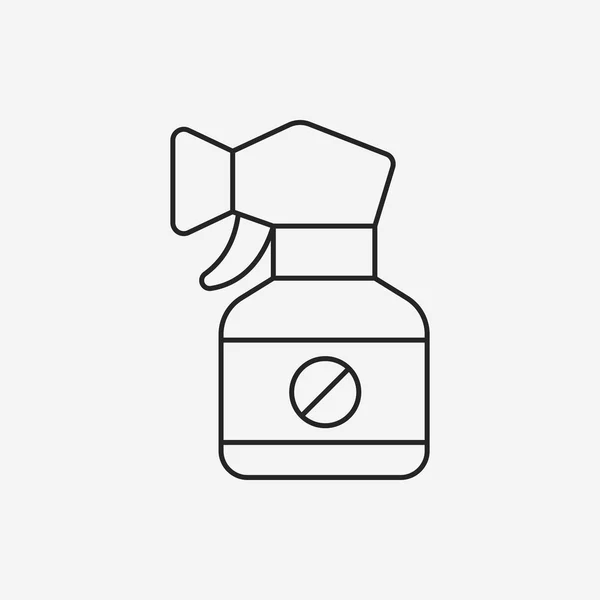 Pet drug line icon — Stock Vector