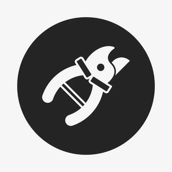 Ogrodnictwo nożyce ikona — Wektor stockowy