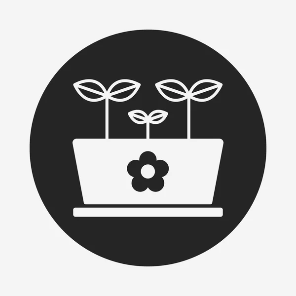 Plant pictogram — Stockvector