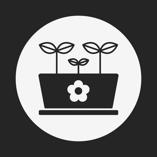 Icono de planta — Vector de stock