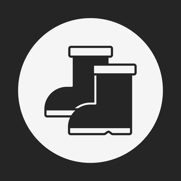 Reain boots icon — стоковый вектор