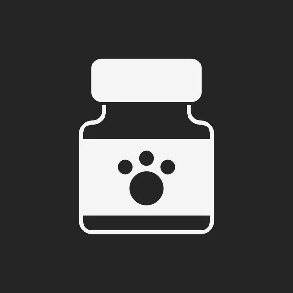 Icône de drogue pour animaux — Image vectorielle