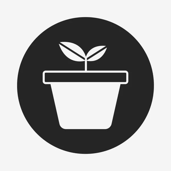 Icono de planta — Vector de stock