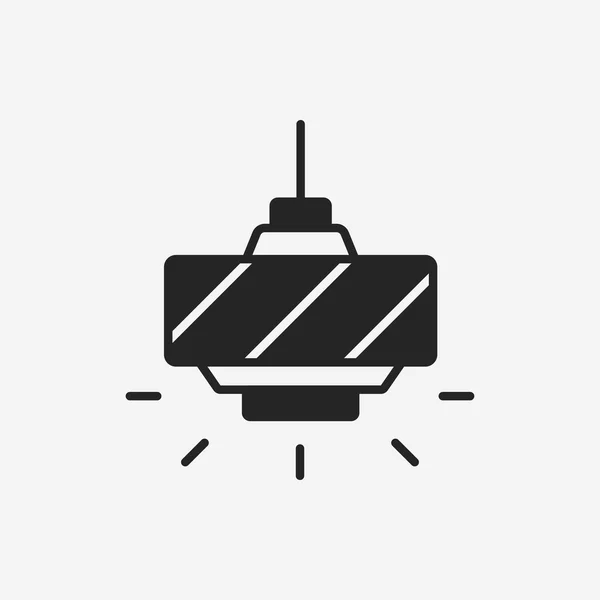 Icono de lámpara — Vector de stock