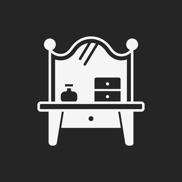 Icône de table de bureau — Image vectorielle