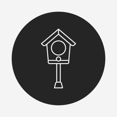kuş evi satırı simgesi