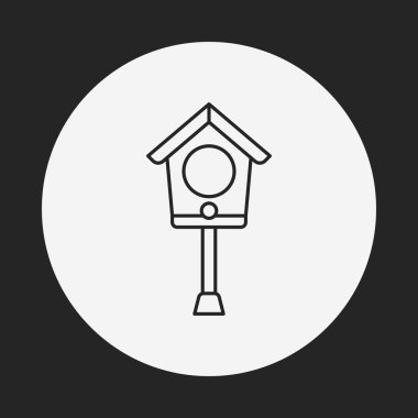 kuş evi satırı simgesi