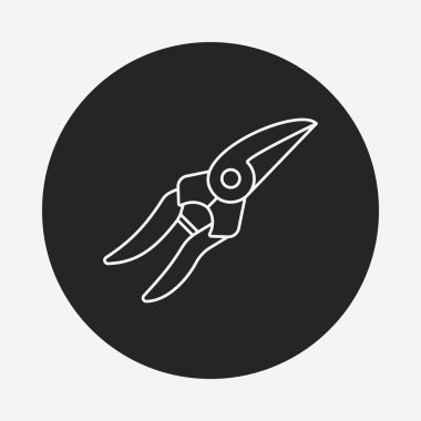 Bahçe makası satırı simgesi