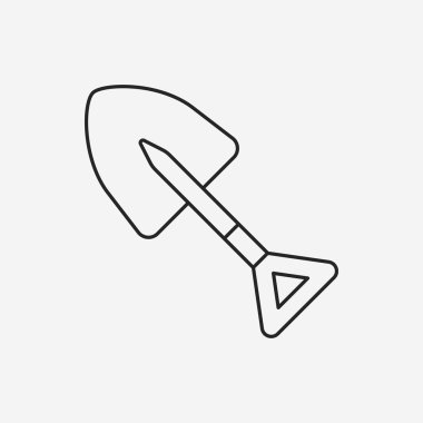 Bahçe küreği satırı simgesi