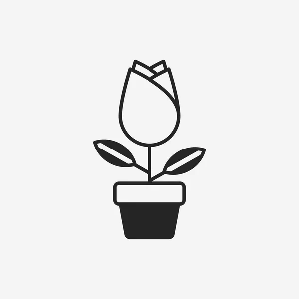 Plant pictogram — Stockvector