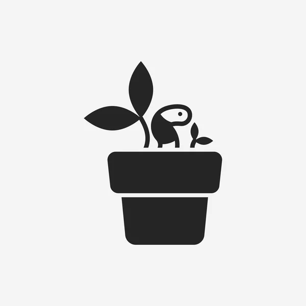 Plant icon — Stock Vector